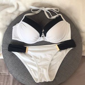 Black & White VS Bikini- Size 32D and Small
